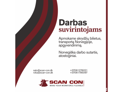  Darbas suvirintojams Norvegijoje