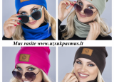 Peržiūrėti skelbimą - Medvilninės kepurės su movomis rudeniui